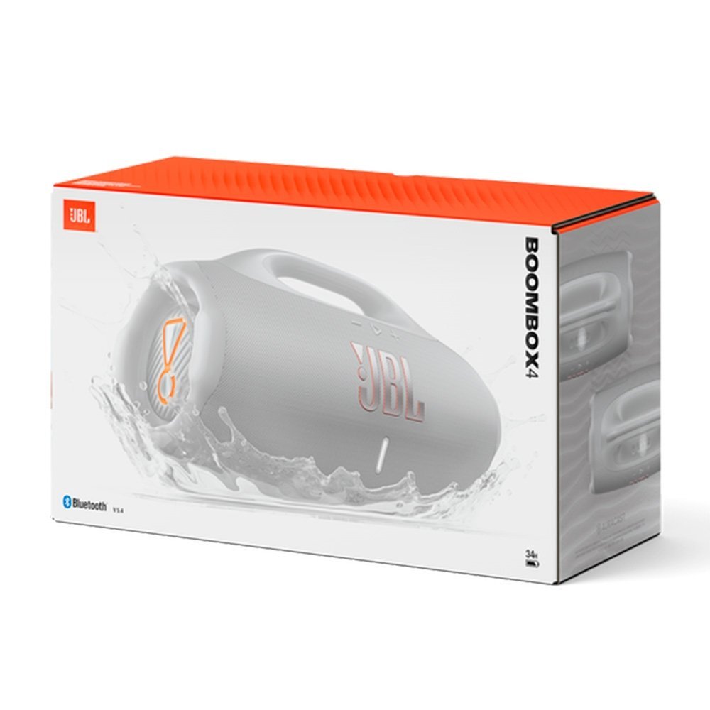 Boombox 4 - Most Powerful Portable Waterproof Speaker with Massive Pro Sound, Up to 34 Hours of Playtime, & Multi-Speaker Connection by Auracast™