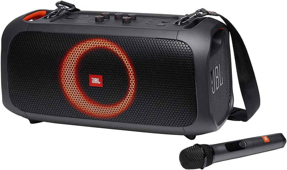JBL PartyBox On-The-Go Powerful Portable Bluetooth Party Speaker with Dynamic Light Show