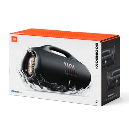 Boombox 4 - Most Powerful Portable Waterproof Speaker with Massive Pro Sound, Up to 34 Hours of Playtime, & Multi-Speaker Connection by Auracast™