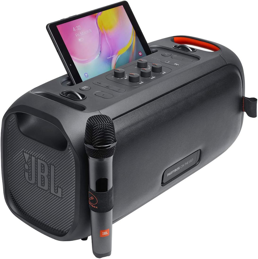 JBL PartyBox On-The-Go Powerful Portable Bluetooth Party Speaker with Dynamic Light Show