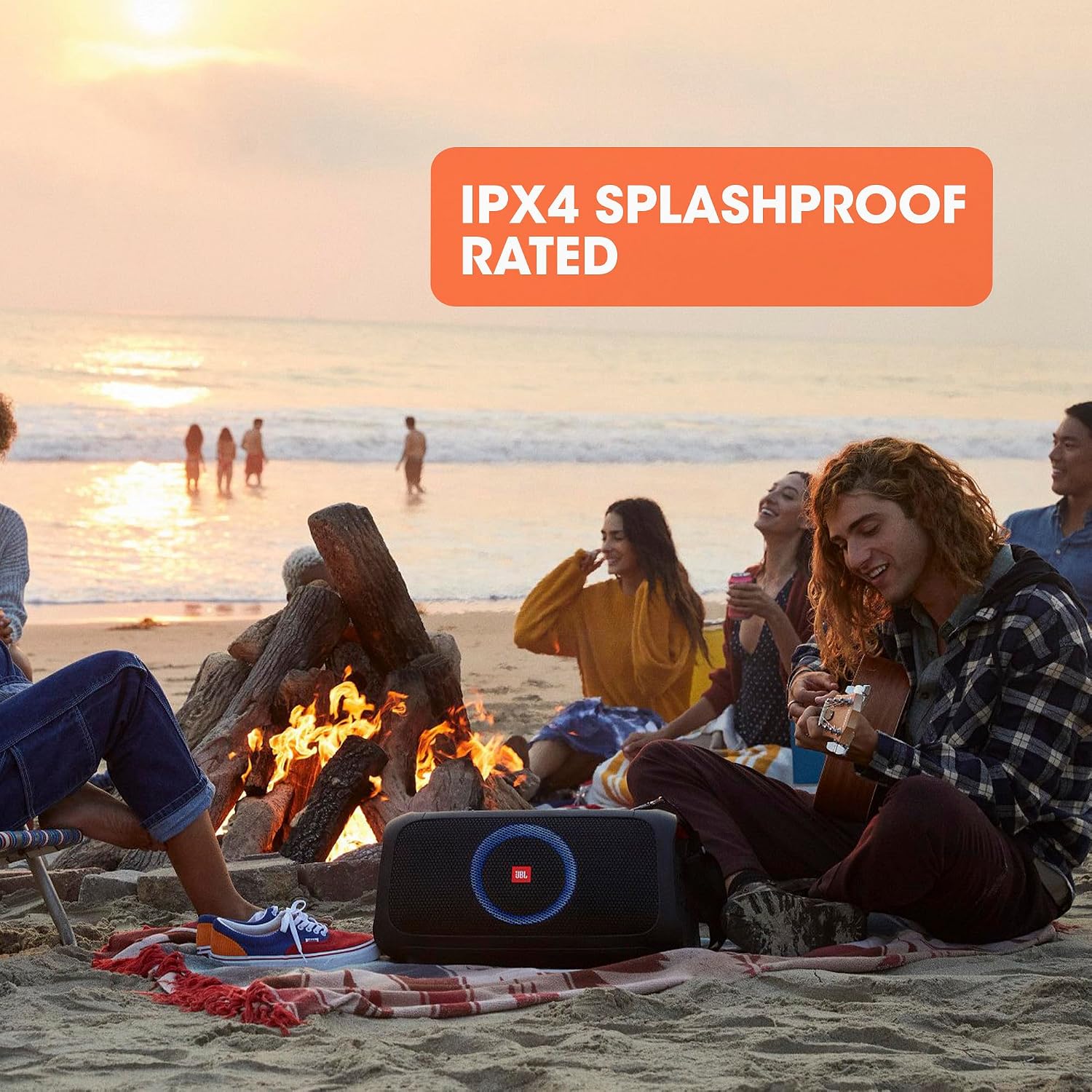 JBL PartyBox On-The-Go Powerful Portable Bluetooth Party Speaker with Dynamic Light Show
