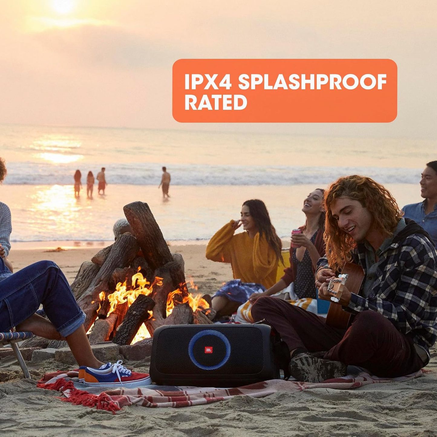JBL PartyBox On-The-Go Powerful Portable Bluetooth Party Speaker with Dynamic Light Show