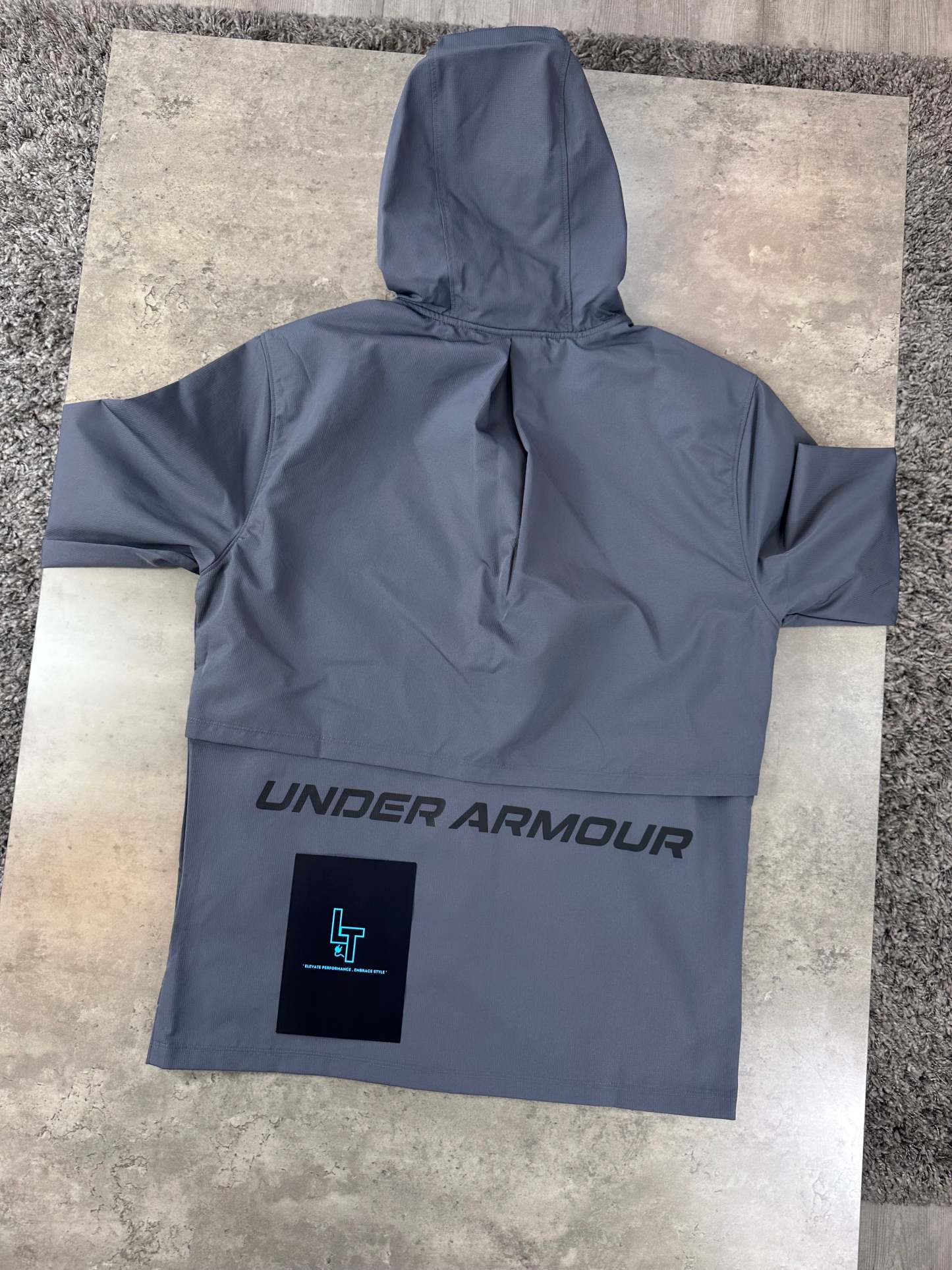 UNDER ARMOUR LAUNCH TRACKSUIT - GREY/BLACK