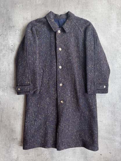 1980's Flecked Wool Reversible Overcoat