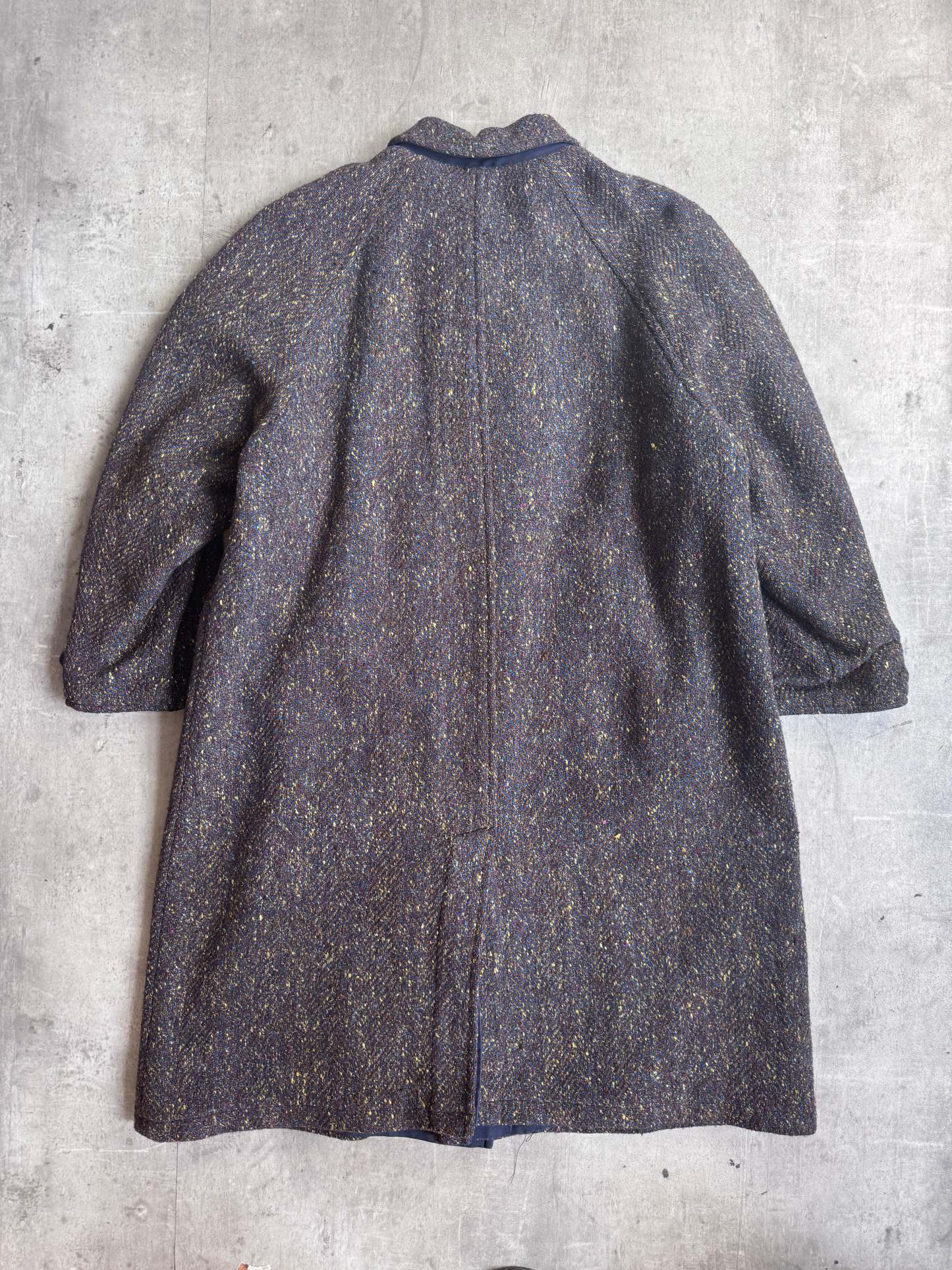 1980's Flecked Wool Reversible Overcoat