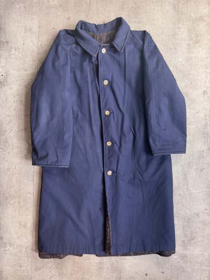 1980's Flecked Wool Reversible Overcoat