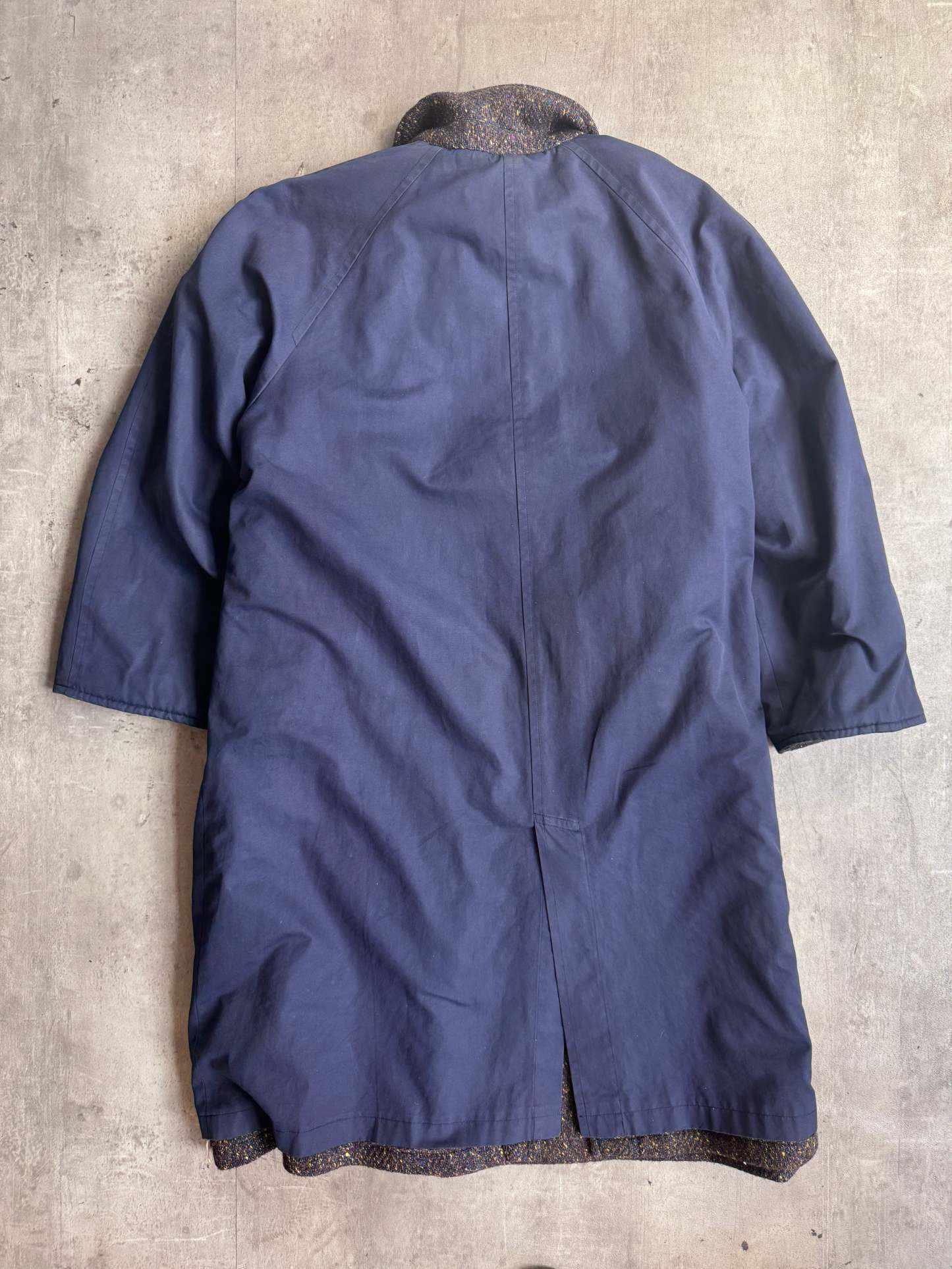 1980's Flecked Wool Reversible Overcoat