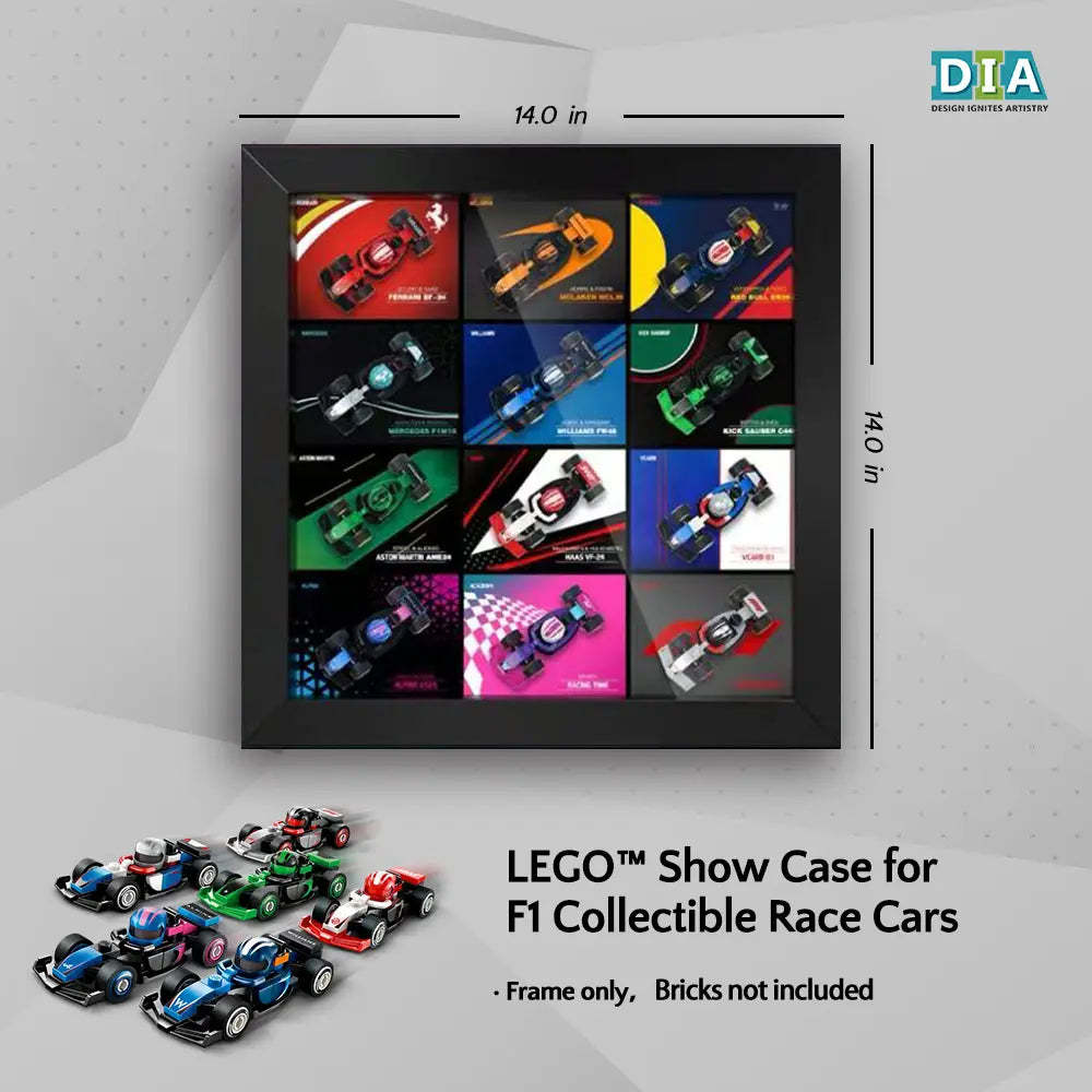 ™ Show Case for F1 Collectible Race Cars Plus(71049)