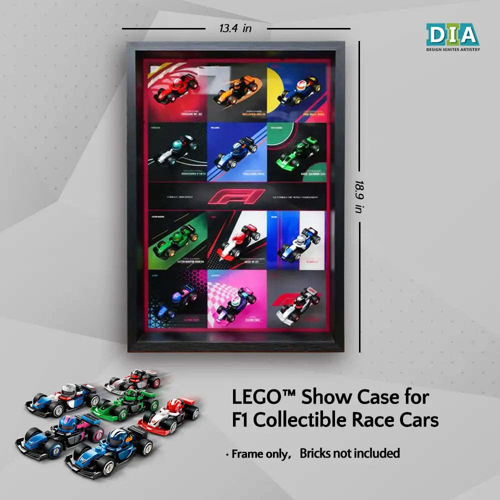 ™ Show Case for F1 Collectible Race Cars Plus(71049)