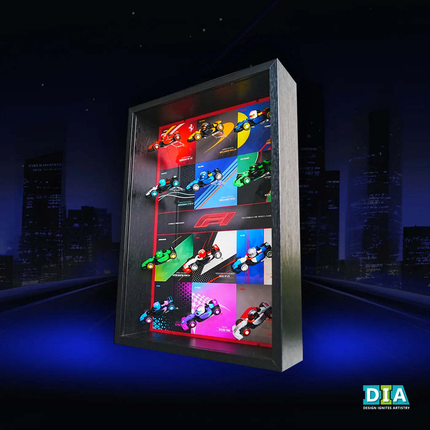 ™ Show Case for F1 Collectible Race Cars Plus(71049)