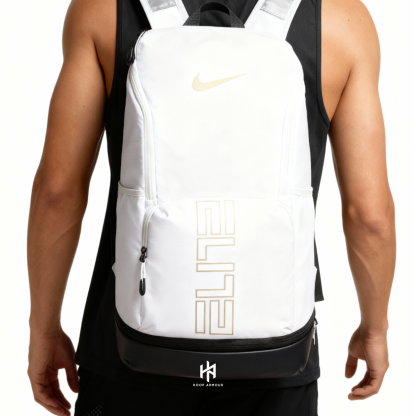 Hoop Armour Elite Backpack White Gold New Edition-Maverick