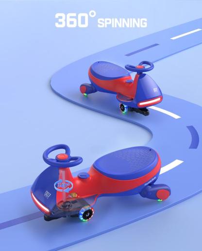 FanttikRide N7 Electric Wiggle Car with Pedal, Ride on Toy