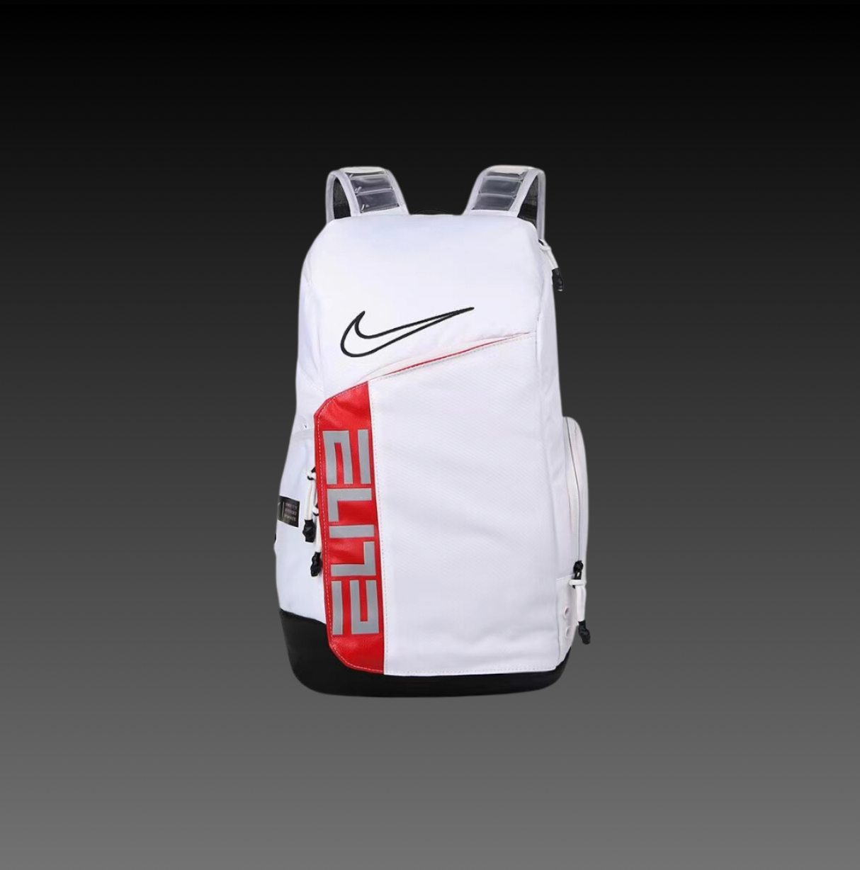 Hoop Armour Elite Backpack White Red-Maverick