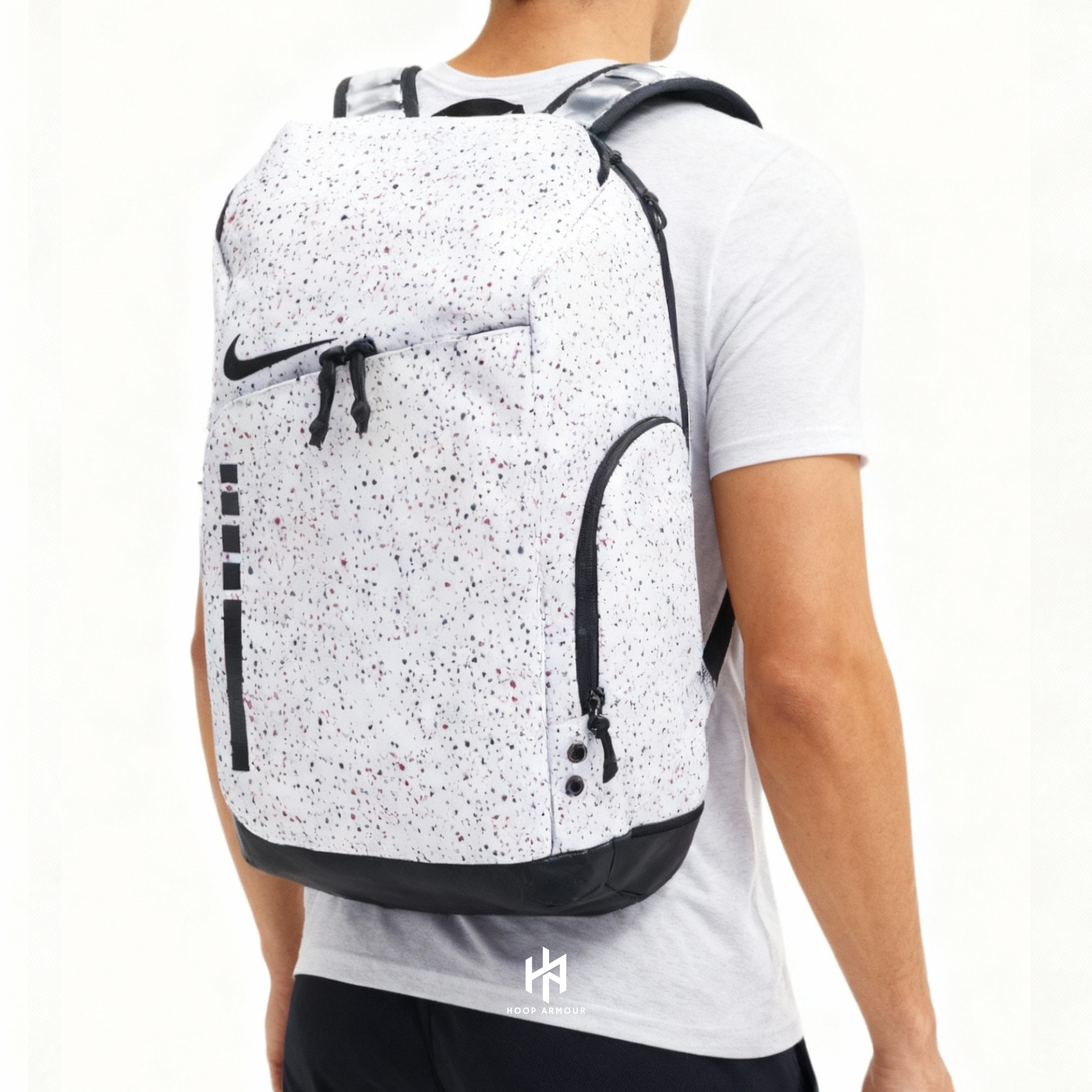 Hoop Armour Elite Backpack White Multi-Colour-Maverick