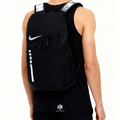Hoop Armour Elite Backpack Black White-Maverick