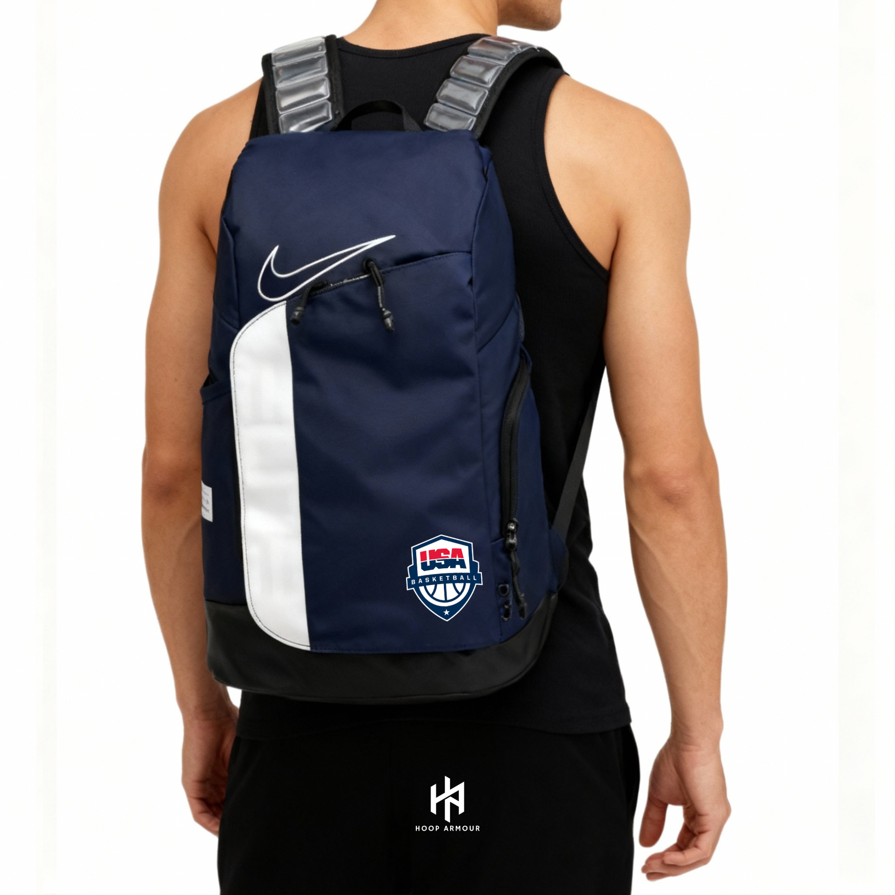 Hoop Armour Elite Backpack Team USA Navy-Maverick