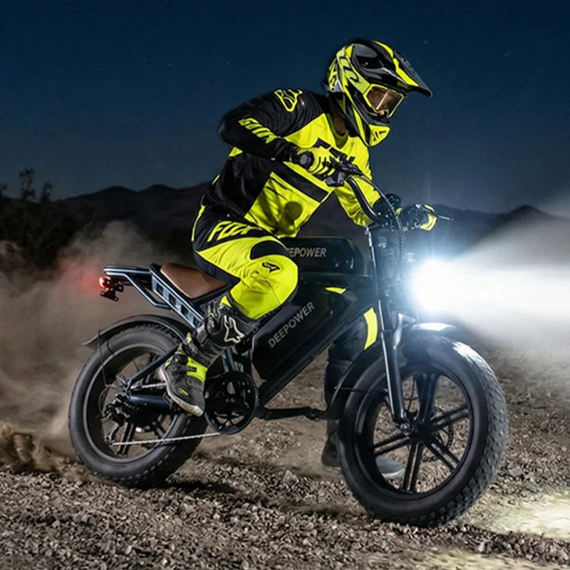 Deepower QS7 High-Performance Electric Bike (20Ah - 60Ah Options)