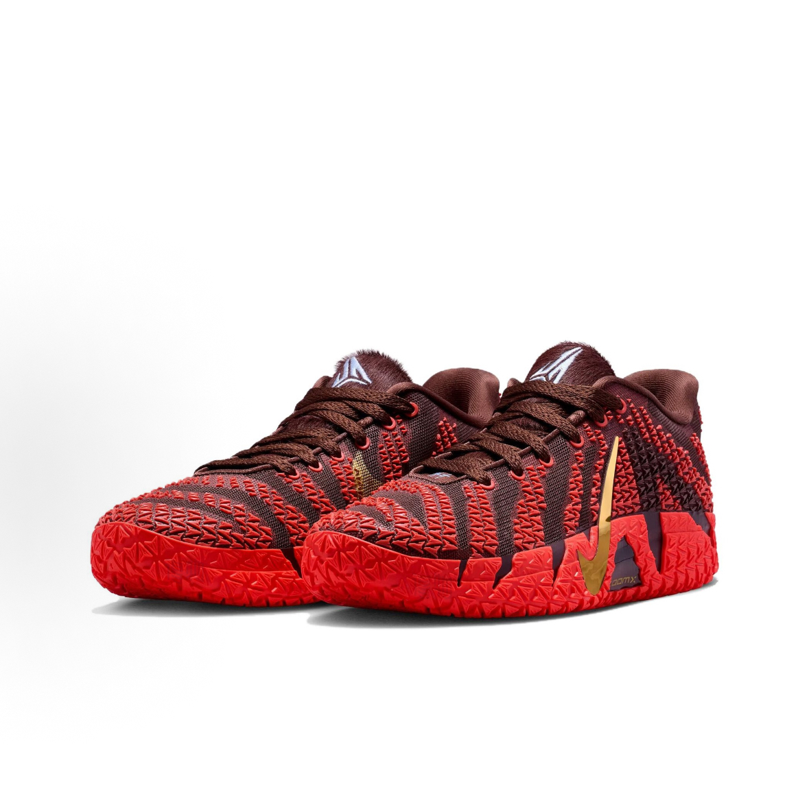 Nike Ja 3 Morant Third Generation Year of the Horse Limited Edition CNY New Year Model EP Comfortable Fit Basketball Shoes, Unisex, Red