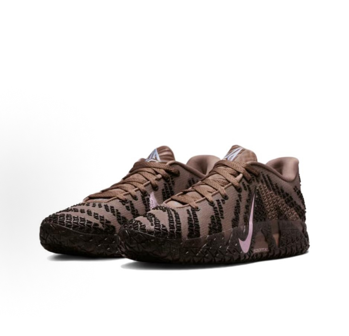 Nike Ja 3 Morant Third Generation Basketball Shoes, Comfortable and Versatile, Unisex, Brown and Black