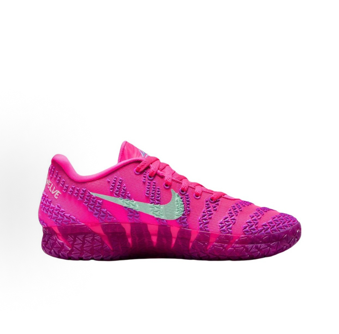 Nike Ja 3 Morant Third Generation, Comfortable and Durable, Non-slip and Wear-resistant, Low-top Basketball Shoes for Men, Purple.
