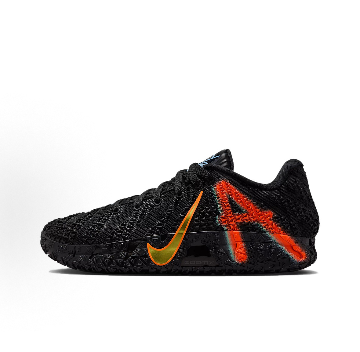 Nike Ja 3 Morant Third Generation Basketball Shoes - Comfortable, Versatile, Non-slip, Durable, Low-top, Unisex, Black/Yellow/Red