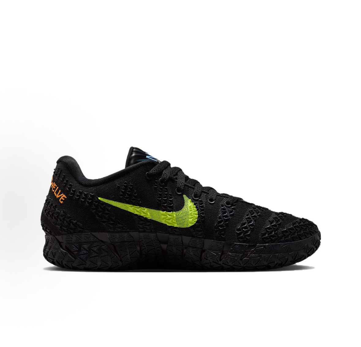Nike Ja 3 Morant Third Generation Basketball Shoes - Comfortable, Versatile, Non-slip, Durable, Low-top, Unisex, Black/Yellow/Red