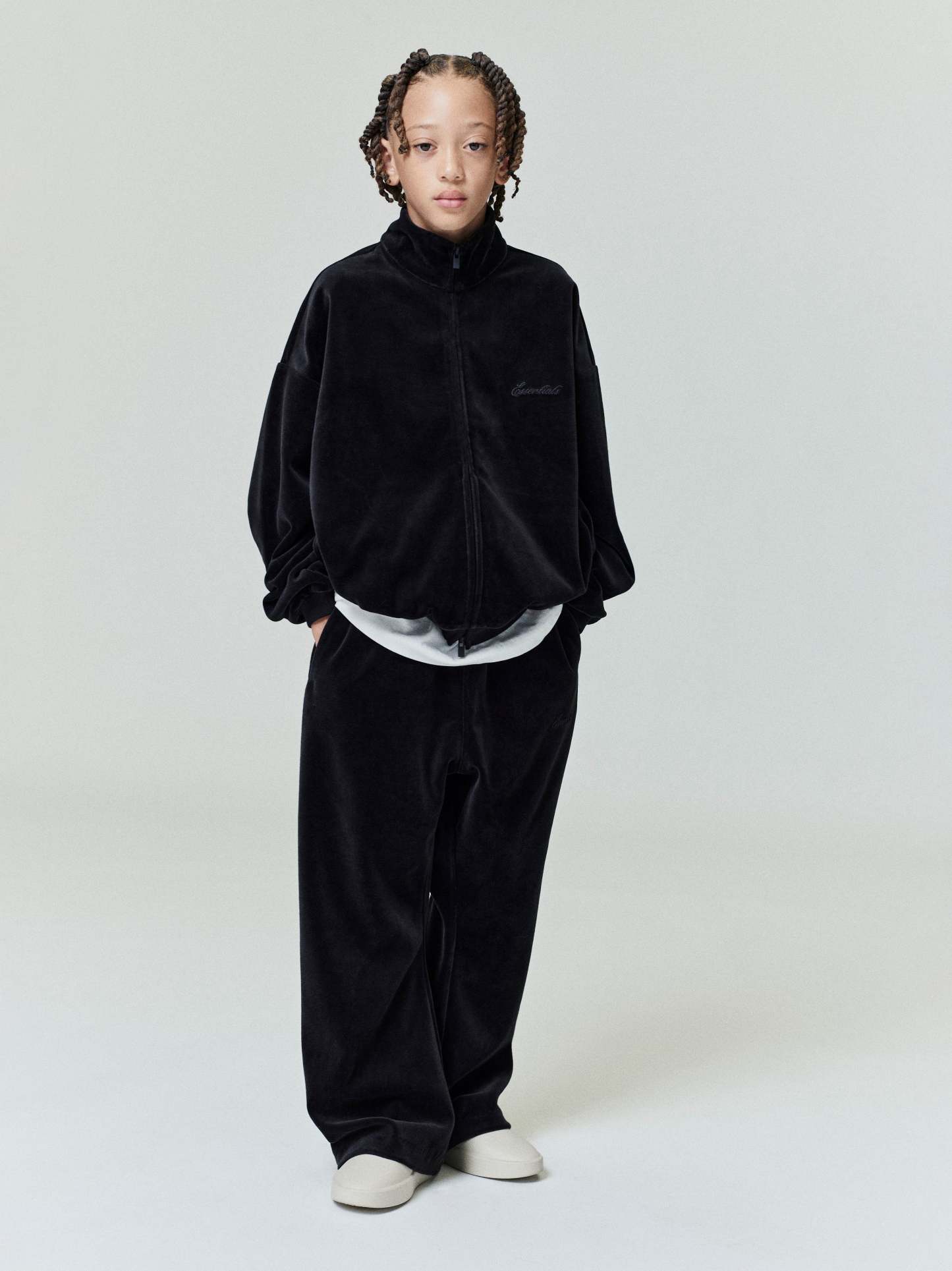 Kids Velour Flare Sweatpant
