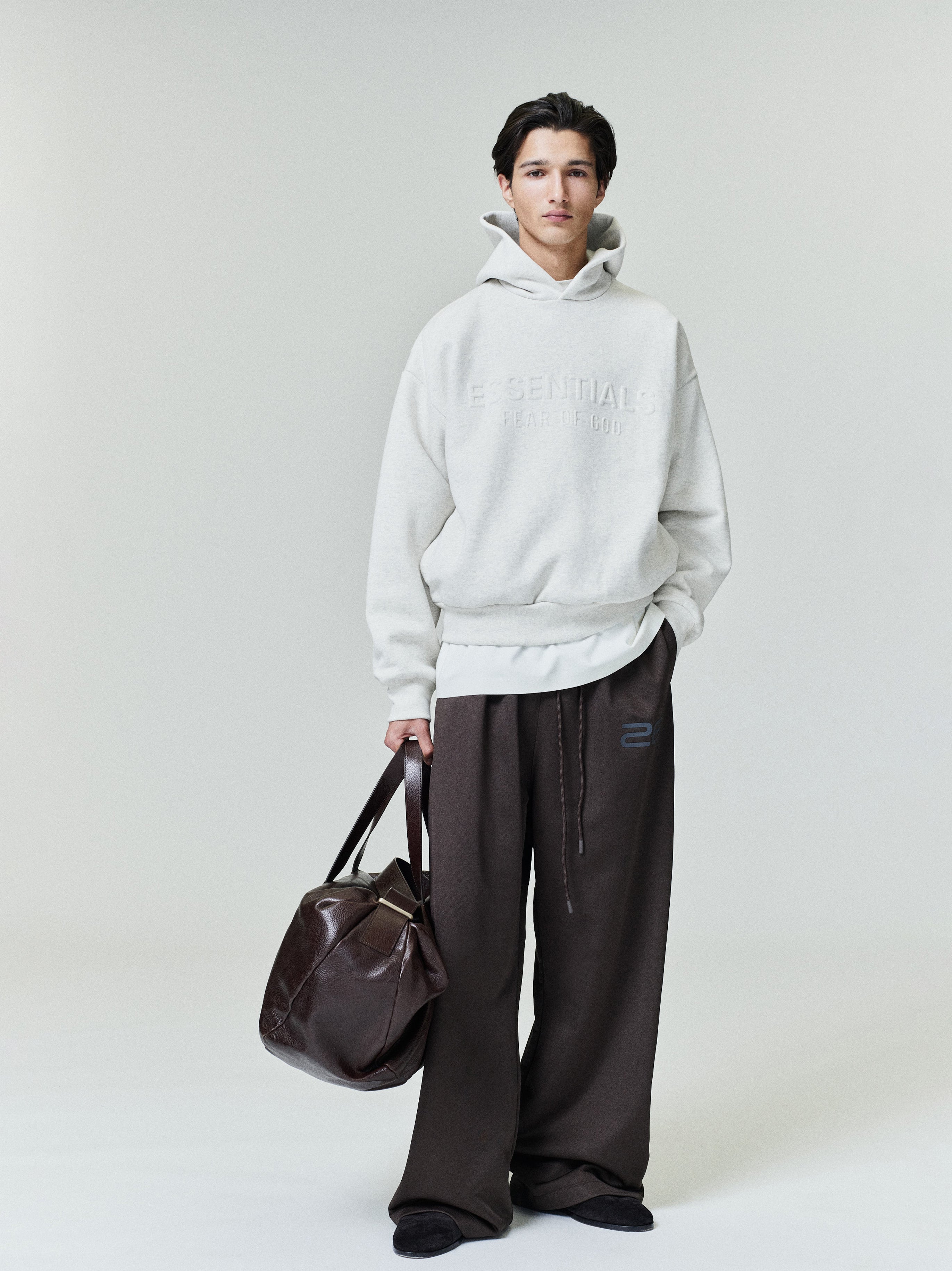 Embossed Essentials 90s Fit Hoodie