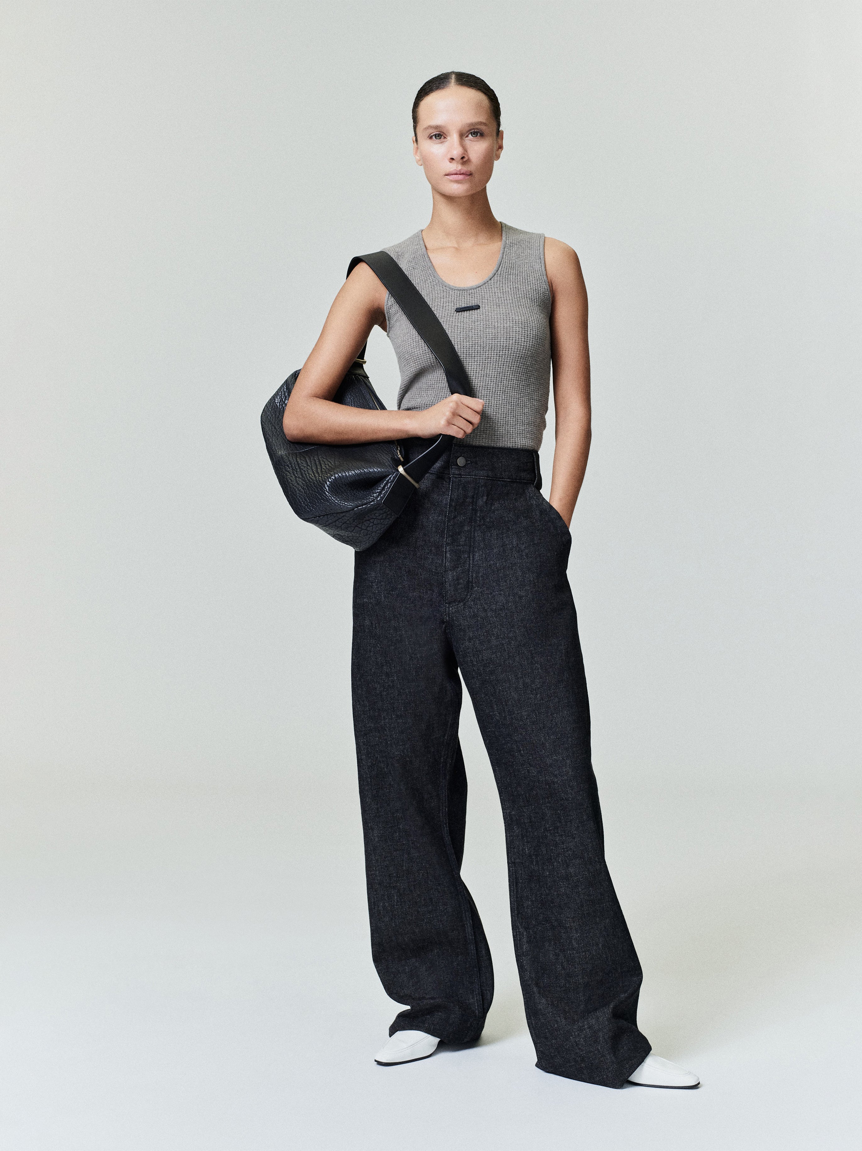 Womens Waffle Tank