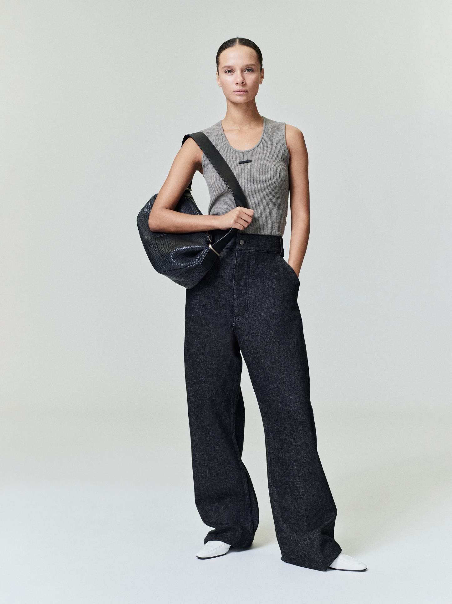 Womens Waffle Tank