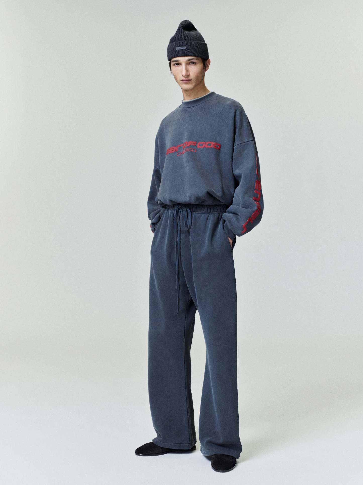 Chicago Heavy Fleece Cropped Sweatshirt