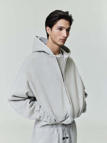 Embroidered Classic Full Zip Hoodie