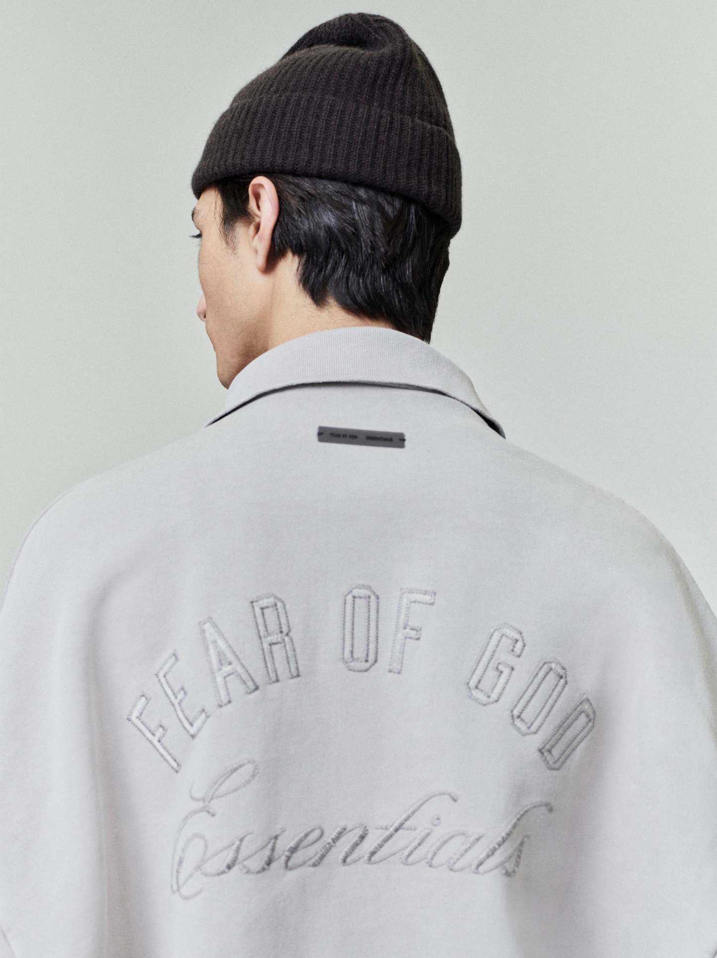 Embroidered Classic Polo Sweatshirt