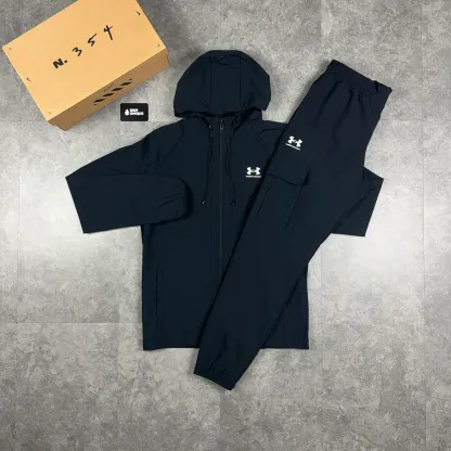 Under Armour Woven Tracksuit Black