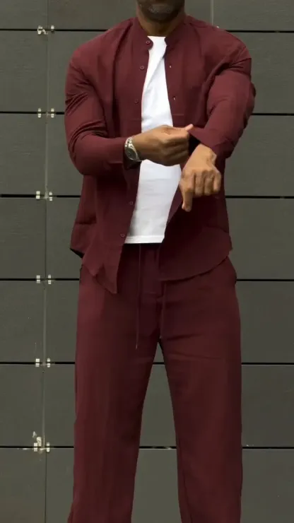 Crimson Edge Two-Piece Image - 3