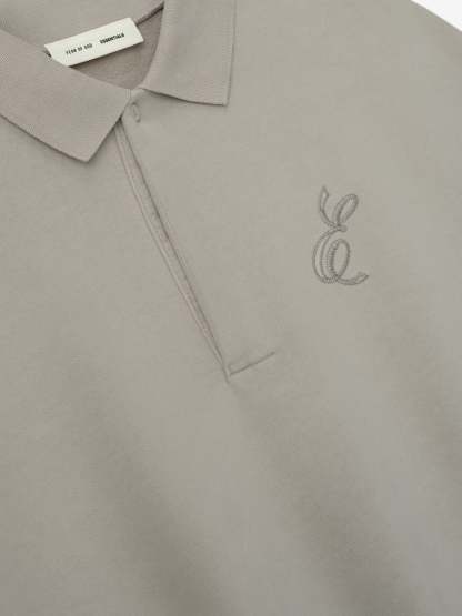 Embroidered Classic Polo Sweatshirt
