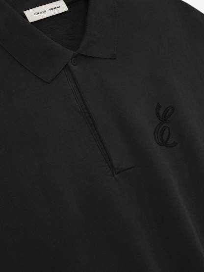Embroidered Classic Polo Sweatshirt