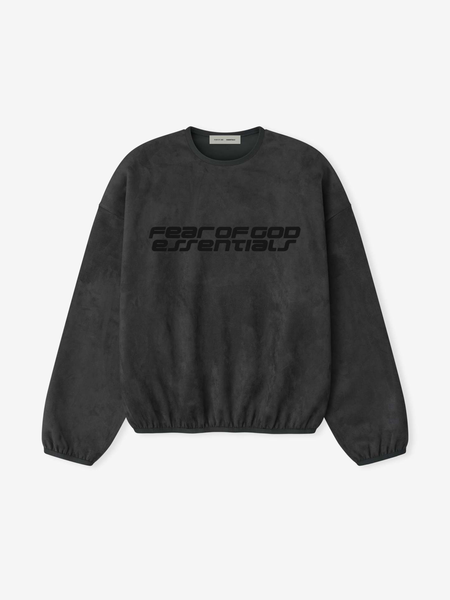 Suede Fleece Modern Crewneck Sweatshirt