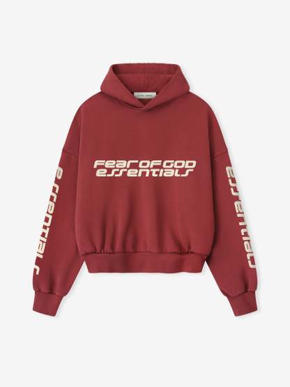 Cropped Relaxed Hoodie