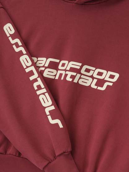 Cropped Relaxed Hoodie