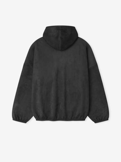 Suede Fleece Modern Hoodie