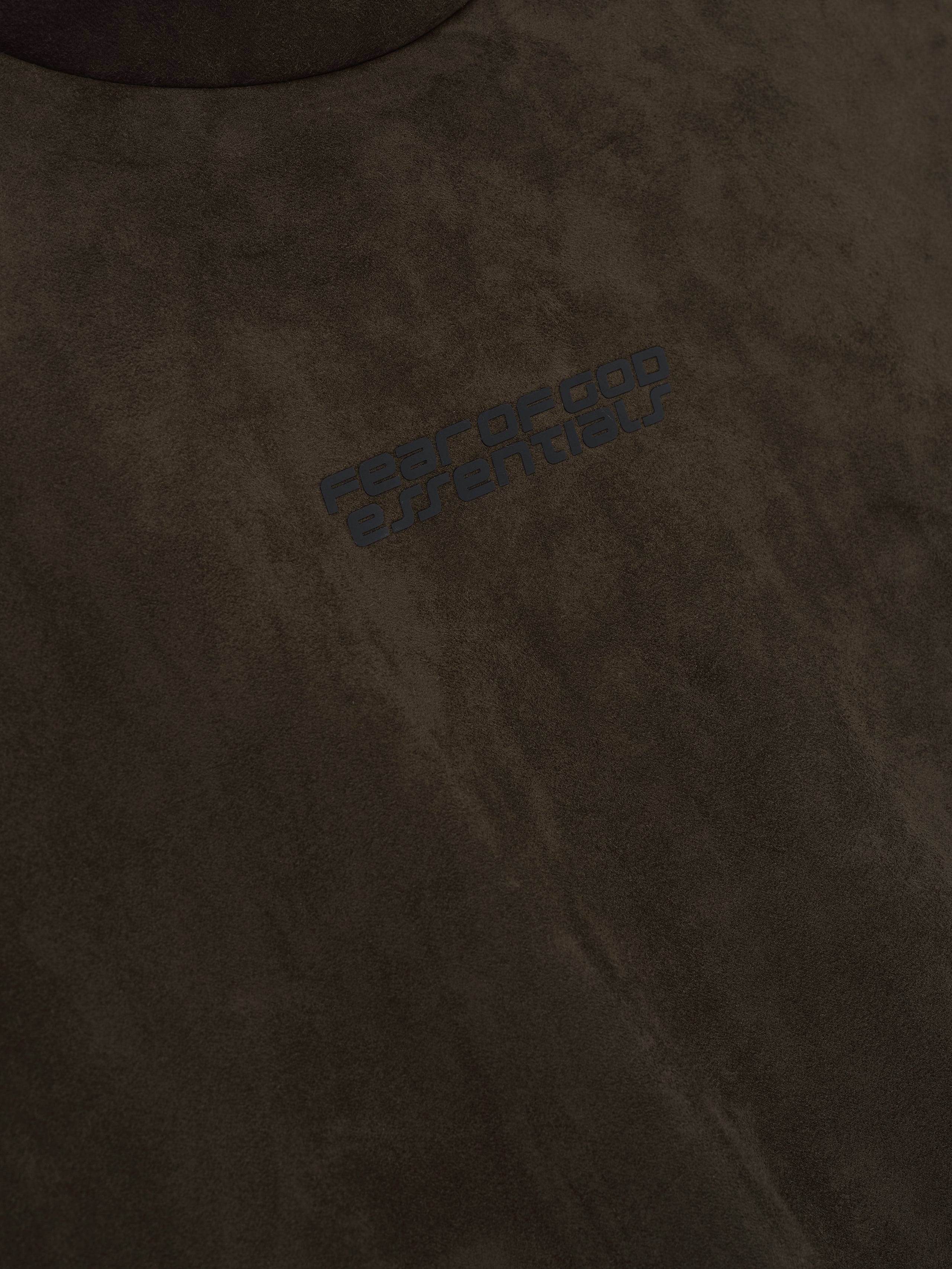 Suede Fleece Modern Hoodie