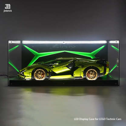 【Premium】LED Display Case for LEGO TECHNIC Cars