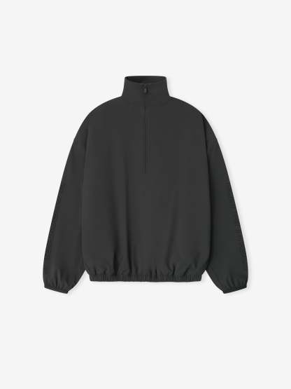 Womens Nylon Half Zip Track Jacket
