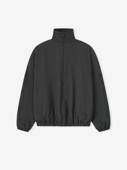 Tech Nylon Half Zip Track Jacket