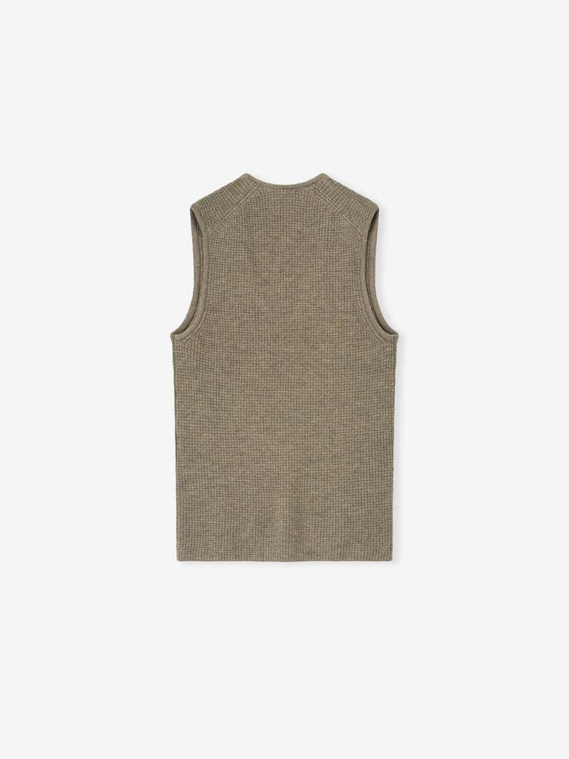 Womens Waffle Tank