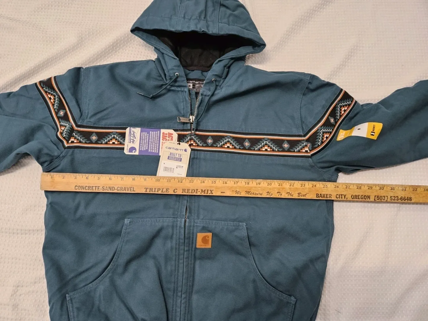 New with Tags: Carhartt Montana Jacket 50th Anniversary Southwest Aztec Sz Med