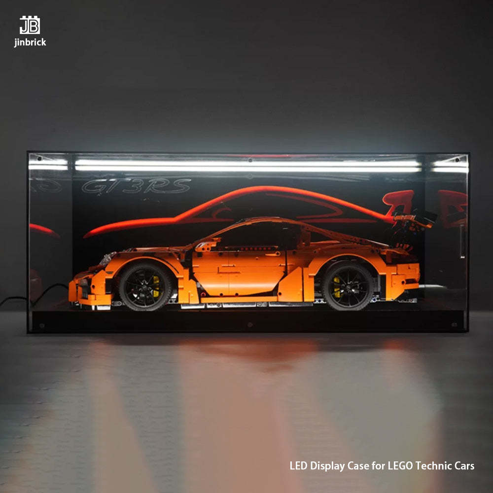 【Premium】LED Display Case for LEGO TECHNIC Cars