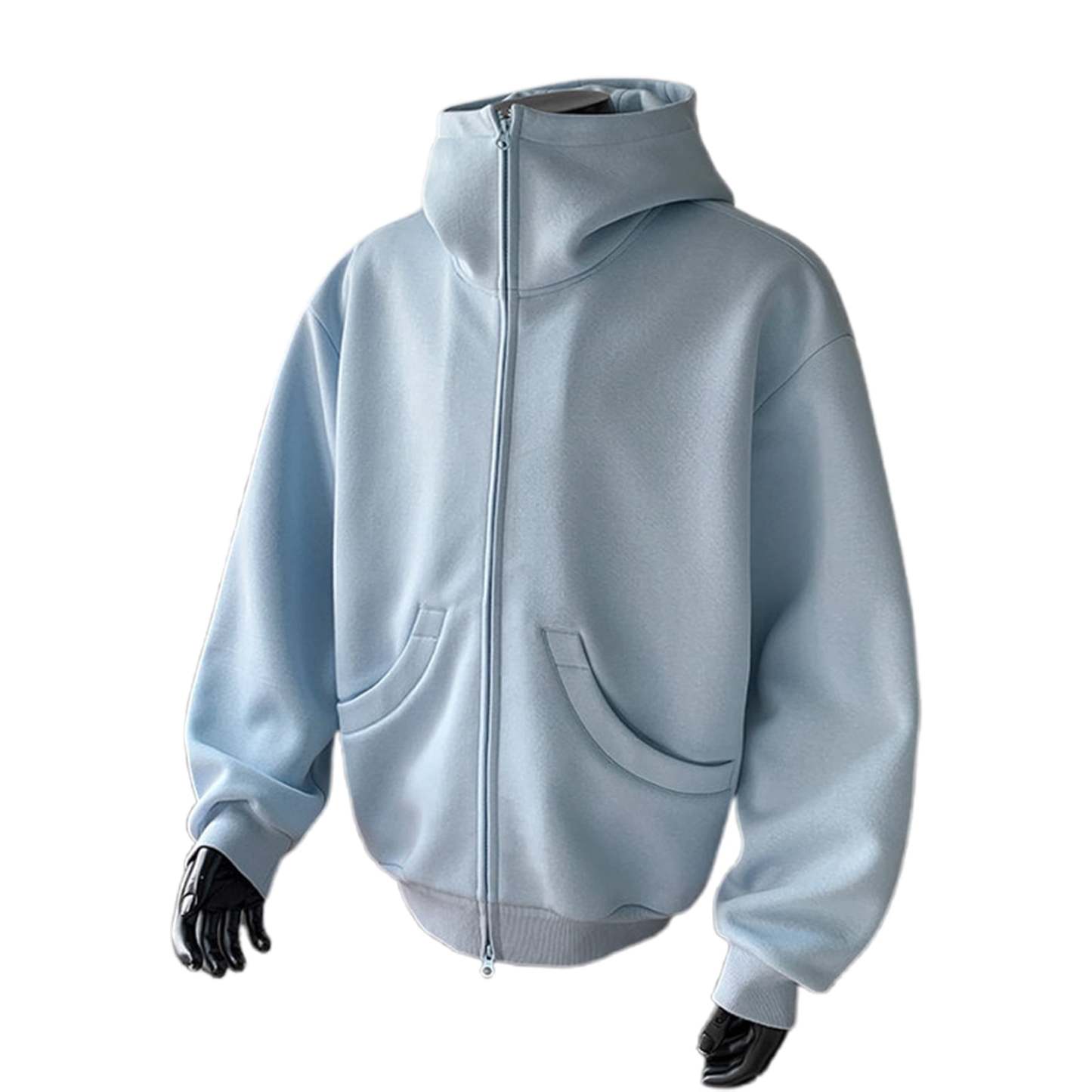 JTieacloth Zip Pullover Sweatshirts Men's Hoodies & Sweatshirts Lightweight Comfortable Zip Up Hoodie Casual Loose Fit Pullover Jacket For Daily Wear And Outdoor Activities Black