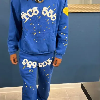 TC5 Sp5der Hoodie – Blue